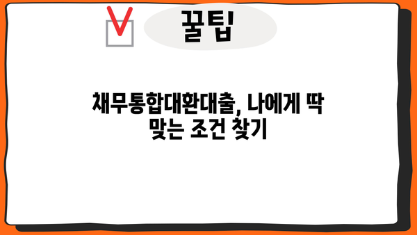 채무통합대환대출 조건 확인| 나에게 맞는 대출 찾기 | 신용등급, 금리 비교, 전문가 추천