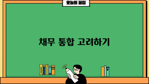 채무 통합 고려하기