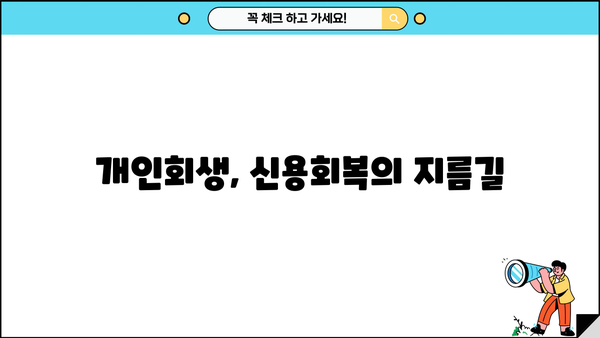 개인회생, 의미와 절차 완벽 가이드 | 개인파산, 빚 탕감, 신용회복