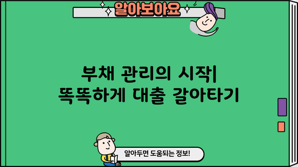 최저금리 채무통합으로 대출 갈아타기| 성공 전략 & 단계별 가이드 | 부채 관리, 금리 비교, 신용점수