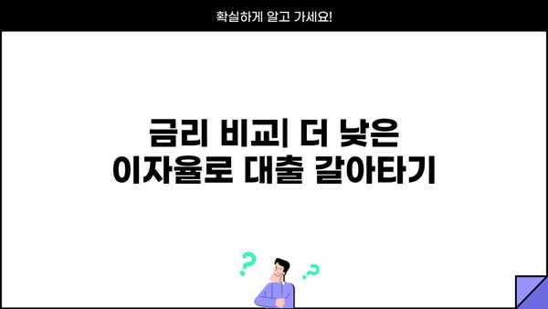 대출 이자 상환 부담 줄이는 똑똑한 방법 | 대출 상환, 이자 계산, 금리 비교, 상환 전략