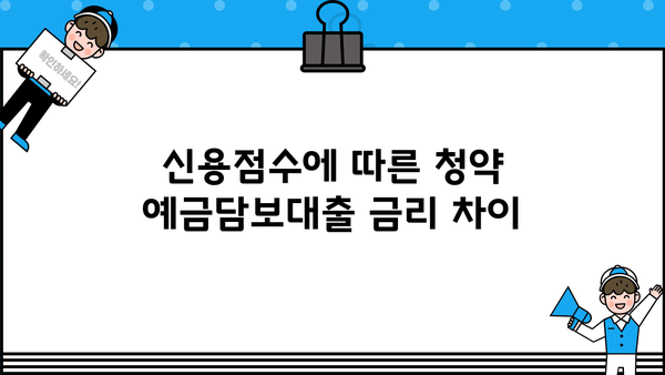 국민은행 청약(주택종합저축) 예금담보대출 완벽 가이드| 한도, 금리, 중도상환, 신용점수, 유의사항 | 주택담보대출, 주택종합저축, 금융 상품 비교