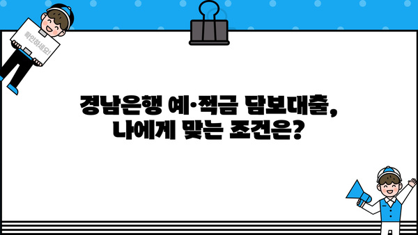 경남은행 예·적금 담보대출 완벽 가이드| 100% 한도, 이자율, 상환방법, 중도상환수수료까지 | 대출 정보, 금리 비교, 상환 계획