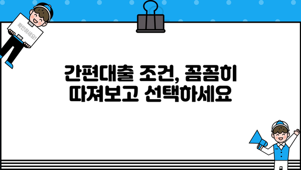 모바일 간편대출, 나에게 맞는 상품 찾기| 가능 여부 확인 및 추천 가이드 | 간편대출, 대출 조건, 신용등급, 추천