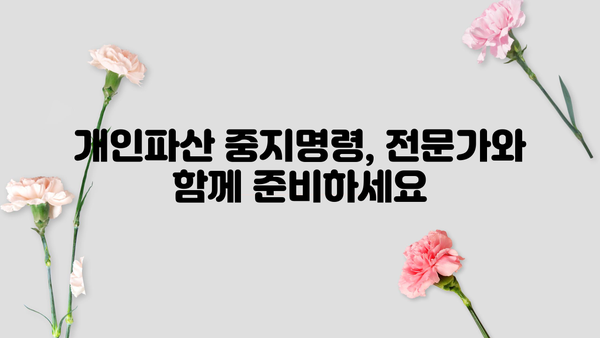 개인파산 중지명령| 신청 자격부터 절차까지 상세 가이드 | 개인파산, 면책, 채무 해결
