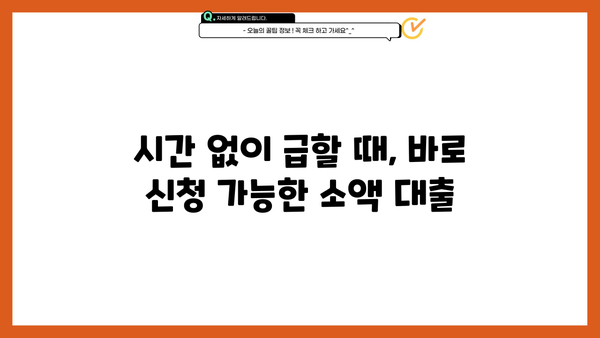 무방문 소액 대출 빠르게 알아보고 즉시 이용하기| 신청부터 승인까지 한번에! | 소액대출, 비대면 대출, 즉시 승인, 간편 대출