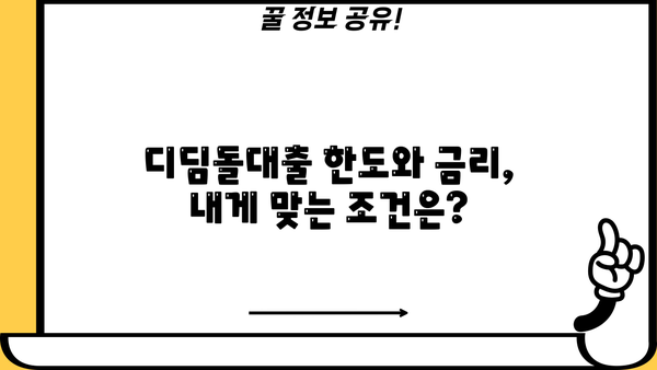 신한은행 디딤돌대출 한도, 금리, 중도상환수수료 완벽 정리 | 디딤돌대출 조건, 신청 자격, 필요 서류