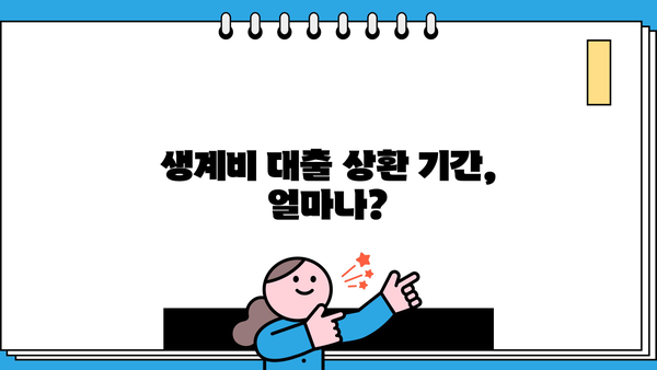 근로복지공단 생계비 대출 상환 기간 상세 가이드 | 상환 방법, 연체, 금리 정보
