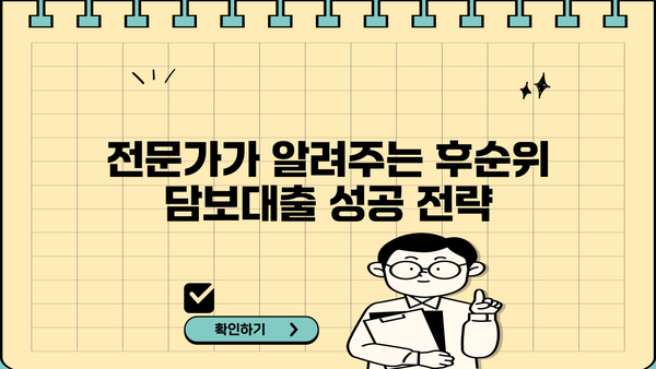 아파트 후순위 담보대출 LTV 최대 승인 받는 방법| 전문가가 알려주는 핵심 전략 | 후순위대출, LTV 한도, 승인 조건, 성공 사례