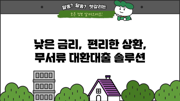 비대면 무서류 근로자를 위한 채무통합 대환대출 솔루션 | 2024년 1차 모집 안내 및 신청 방법