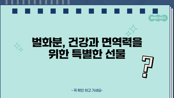 벌화분(비폴렌) 효능, 먹는 방법, 부작용 완벽 정리 | 건강, 면역력, 알레르기, 섭취법, 주의사항