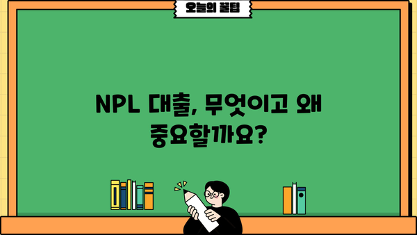 NPL 대출, 알아야 할 모든 것| 종류, 조건, 주의사항 | NPL, 부실채권, 대출, 금융