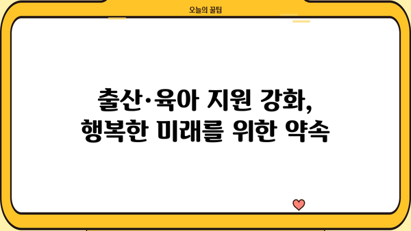 2024년 예산안, 출산·육아 지원 강화! 디딤돌대출 완화 & 육아휴직 확대 | 출산, 육아, 예산, 지원, 정책