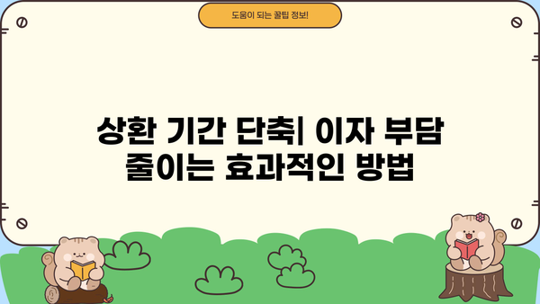 대출 이자 상환 부담 줄이는 똑똑한 방법 | 대출 상환, 이자 계산, 금리 비교, 상환 전략